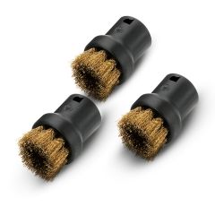 3x Round brush kit with brass bristles for SC range